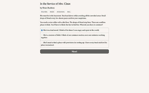 In the Service of Mrs. Claus