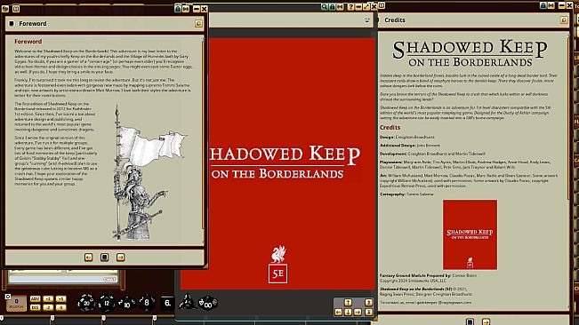 Fantasy Grounds - Shadowed Keep on the Borderlands
