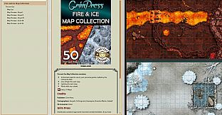 Fantasy Grounds - Map Collection - Fire & Ice