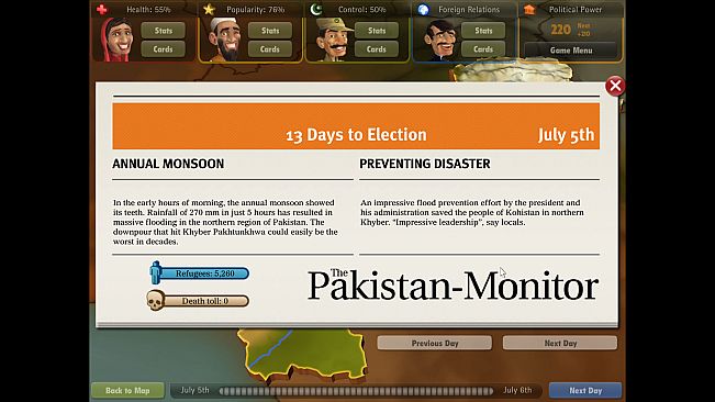 President for a Day - Floodings