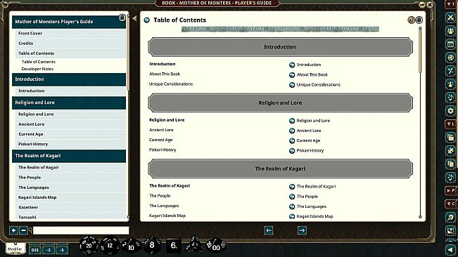 Fantasy Grounds - Mother of Monsters - Player's Guide