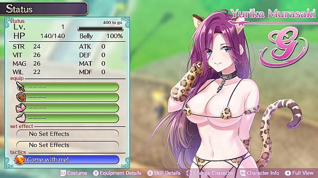 Omega Labyrinth Life - Costume: Yurika (Animal)