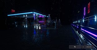 Late Night Gas Station