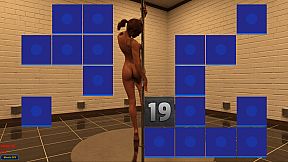 Sexy Memory Puzzle - Futanari Striptease