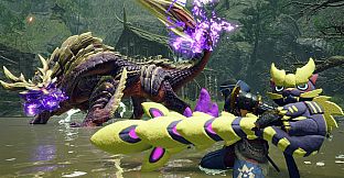 Monster Hunter Rise - "Stuffed Magnamalo" Hunter layered weapon (Gunlance)