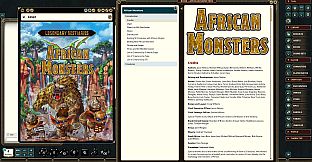 Fantasy Grounds - Legendary Bestiaries - African Monsters