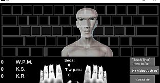 Touch Typing Home Row Speed Grinder - Tech 01001010 01101111 01100101 Skin