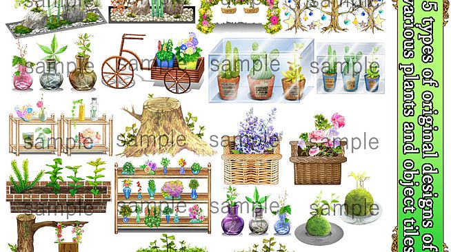 RPG Maker MV - NATHUHARUCA Green Tilesets