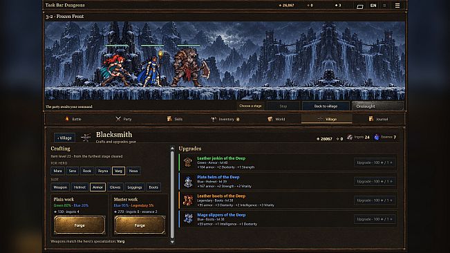 Task Bar Dungeons