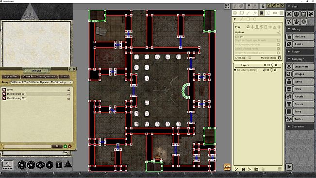 Fantasy Grounds - Pathfinder RPG - Pathfinder Flip-Mat: The Slithering