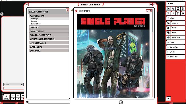 Fantasy Grounds - Cyberpunk RED - Single Player Mode