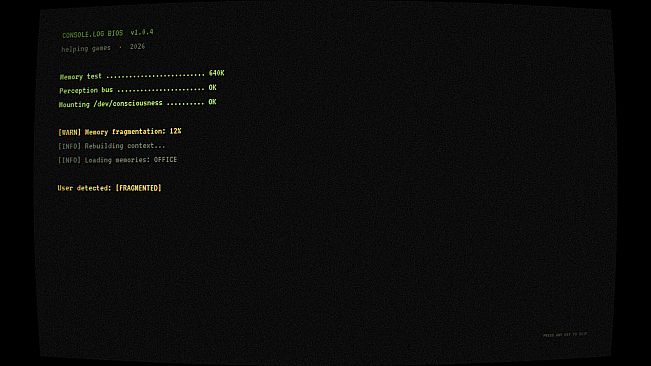 console.log