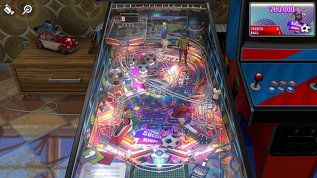Zaccaria Pinball - Soccer Kings Deluxe Pinball Table