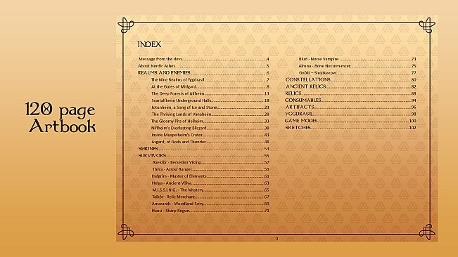 Nordic Ashes Digital Artbook
