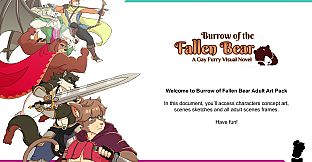 Burrow of the Fallen Bear: Adult Art Pack