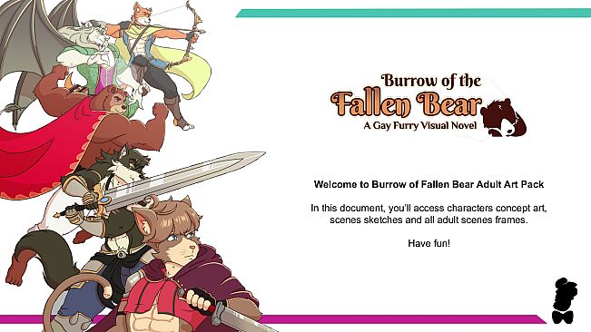 Burrow of the Fallen Bear: Adult Art Pack
