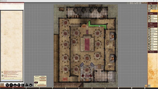 Fantasy Grounds - Pathfinder RPG - Pathfinder Flip-Mat Classics - Urban Tavern
