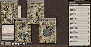 Fantasy Grounds - 0one's Colorprints #8: Gnoll Enclave (Map Pack)