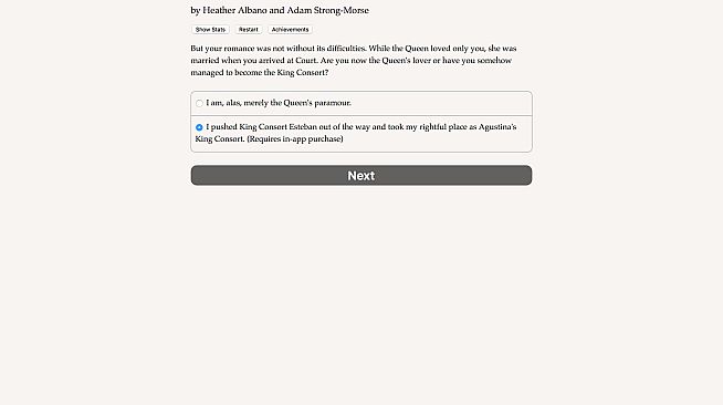 Affairs of the Court: Choice of Romance - Play as the Consort