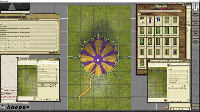 Fantasy Grounds - Pathfinder RPG - GameMastery Map Pack: Tournament