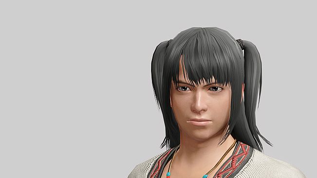 MONSTER HUNTER RISE - "Twin Ponytails" hairstyle