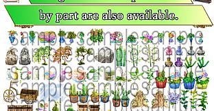 RPG Maker MZ - NATHUHARUCA Green Tilesets