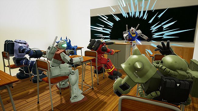 GUNDAM BREAKER 4 - Diorama Pack 3 - Class Room Set & Haro