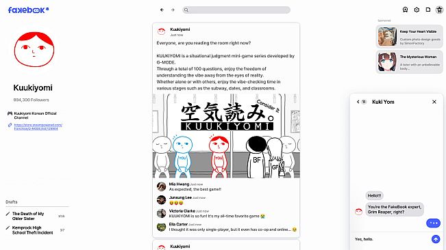 FAKEBOOK : KUUKIYOMI Collaboration
