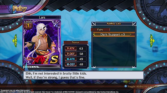 Fairy Fencer F ADF Fairy Set 3: Lars and Foxer