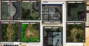 Fantasy Grounds - Pathfinder RPG - Pathfinder Flip-Tiles - Villain Lairs set