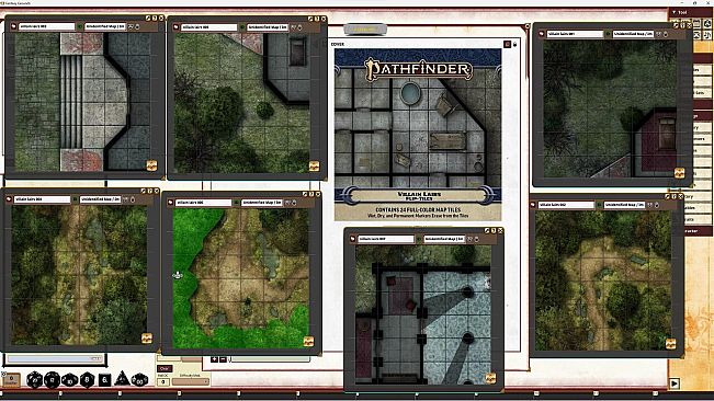 Fantasy Grounds - Pathfinder RPG - Pathfinder Flip-Tiles - Villain Lairs set