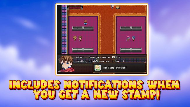 RPG Maker MZ - UNDERMAX - STAMPS ALBUM PLUGIN