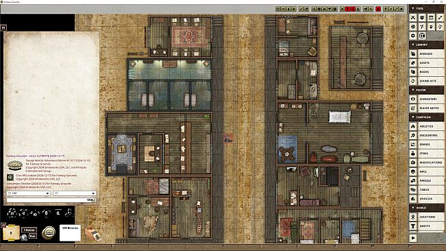 Fantasy Grounds - Deadlands: The Weird West: Map Pack 1: Grand Saloon
