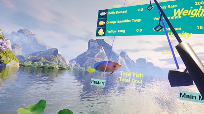 VR Fishing at Lotus Lakes