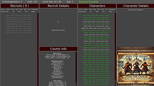 Heroes' Call - A Casual MMO Guild Sim
