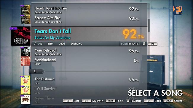 Rocksmith 2014 – Bullet For My Valentine - “Tears Don’t Fall”