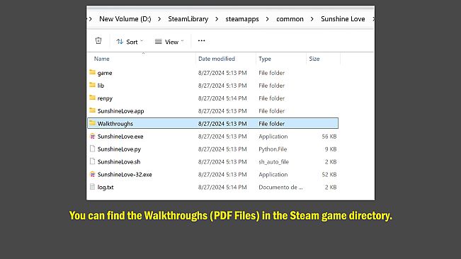 Sunshine Love CH2 Walkthrough