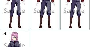 RPG Maker 3D Character Converter - Gee-kun-soft character 07 military uniform 2