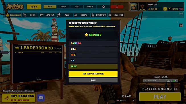Apewar Supporter Pack