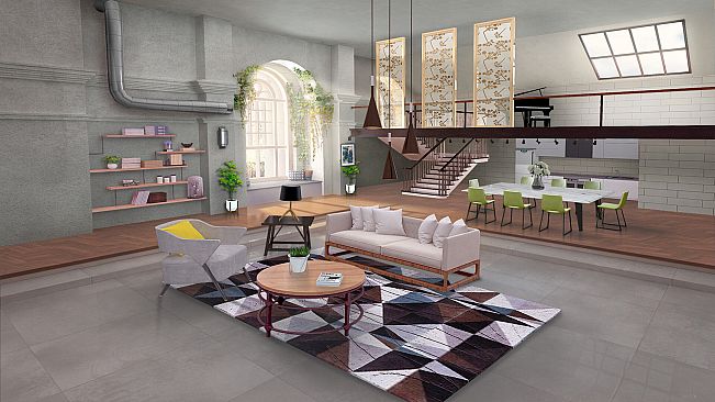 Home Designer Makeover Blast - Jason's Industrial Loft