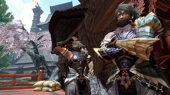 Monster Hunter Rise - "Utsushi" Hunter layered armor set