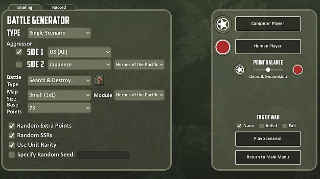 Lock 'n Load Tactical Digital: Battle Generator & Editor