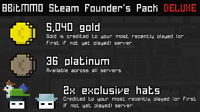 8BitMMO Steam Founder's Pack Deluxe
