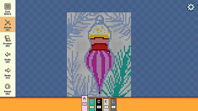 Pixel Cross Stitch - Christmas Baubles Pack 3