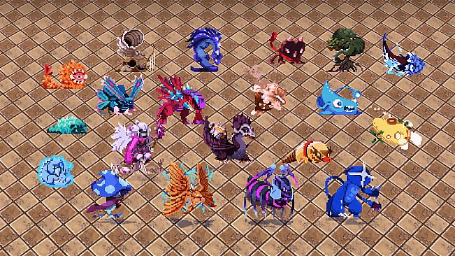 RPG Developer Bakin Mokemo Factory MONSTER PIXEL PACK Vol.4