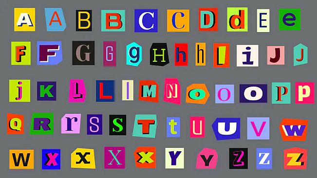 Movavi Video Editor 2025 - Cutout Alphabet Pack