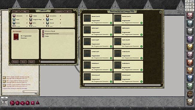 Fantasy Grounds - Rappan Athuk – Pregenerated Characters (PFRPG)