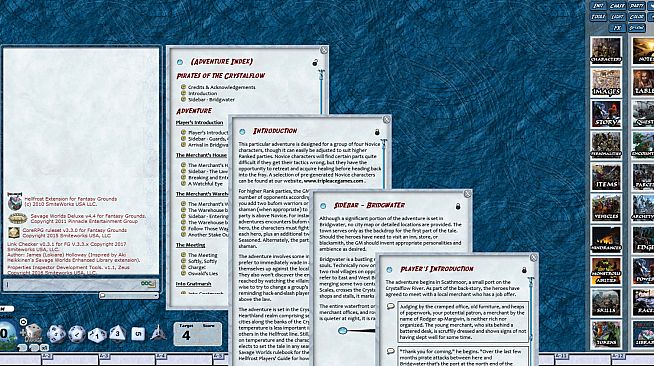 Fantasy Grounds - Hellfrost: Pirates of the Crystal Flow (Savage Worlds)