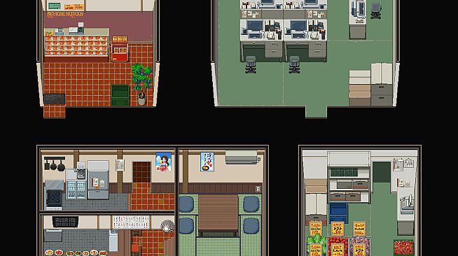RPG Maker MV - DorapixelMapChips - Modern JP Interiors