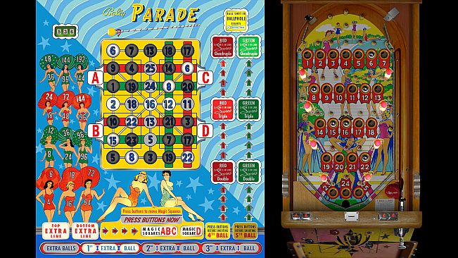 Bingo Pinball Gameroom - Bally Parade